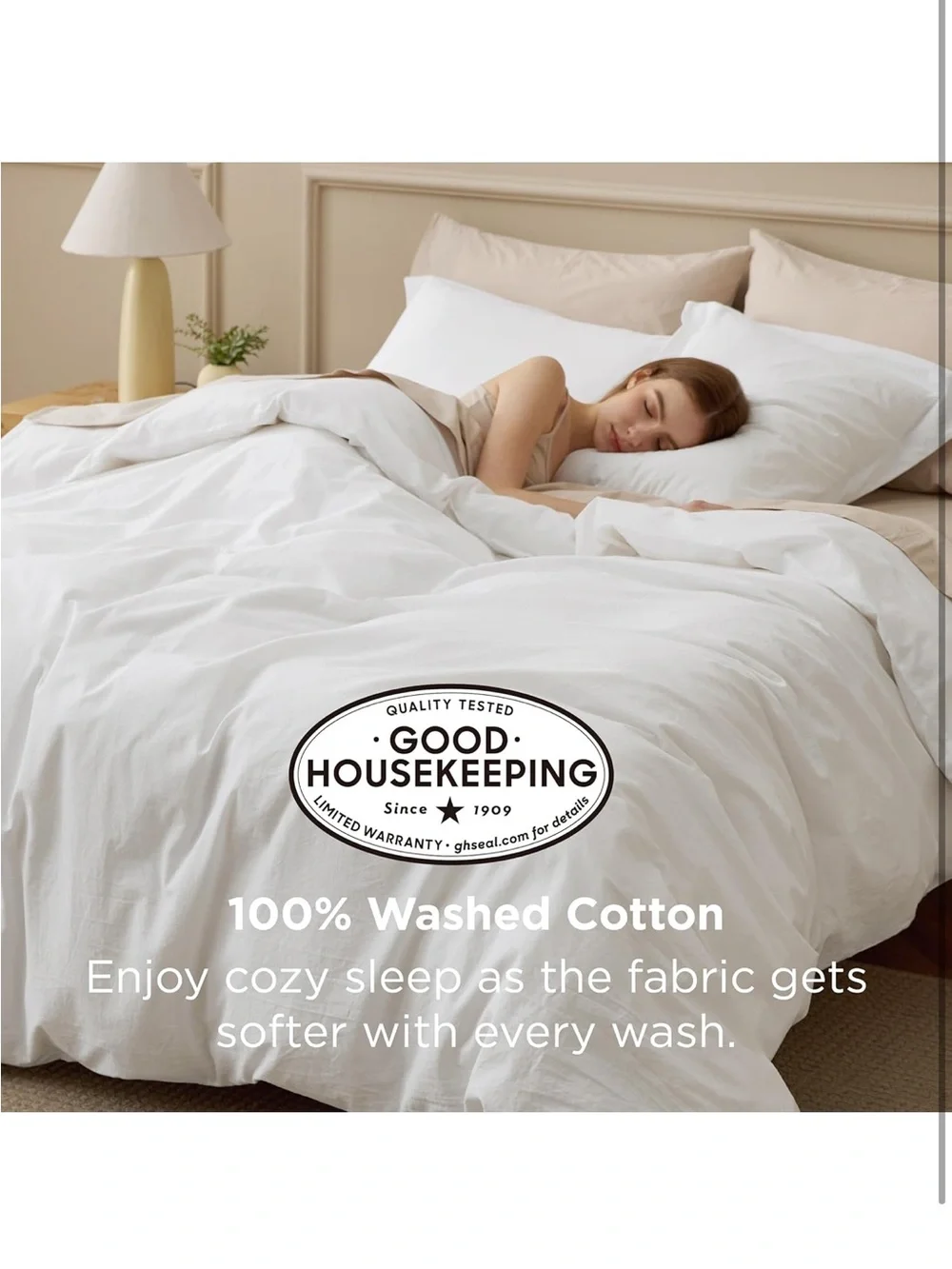 Bedsure 100% washed